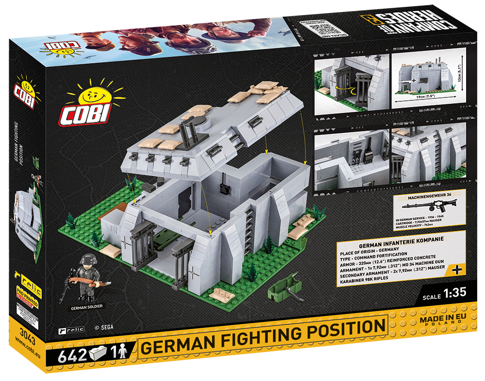 COBI German Fighting Position #3043