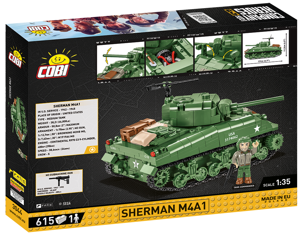 COBI Sherman M4A1 #3044