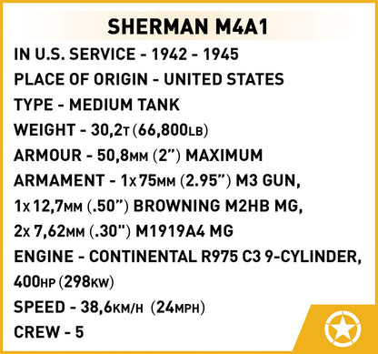 COBI Sherman M4A1 #3044