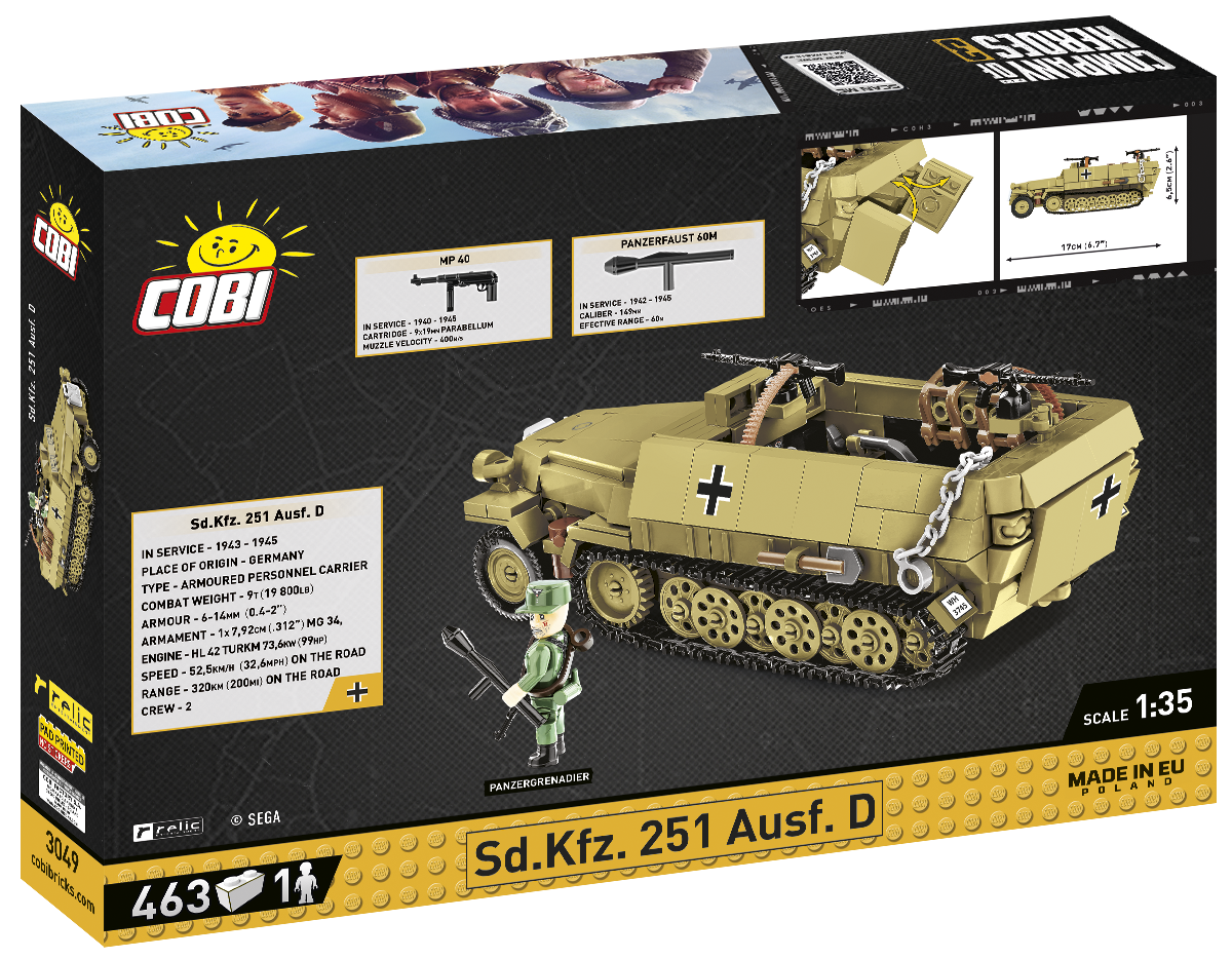 COBI Sd.Kfz. 251 Ausf.D #3049