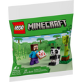 LEGO Minecraft Steve and Baby Panda & Kiki's Coconut Attack Set 30672