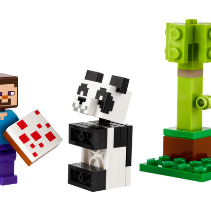 LEGO Minecraft Steve and Baby Panda & Kiki's Coconut Attack Set 30672