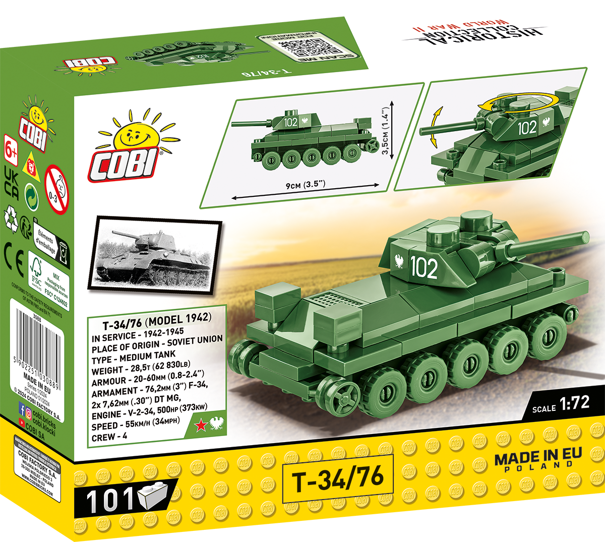 COBI T-34/76 #3088