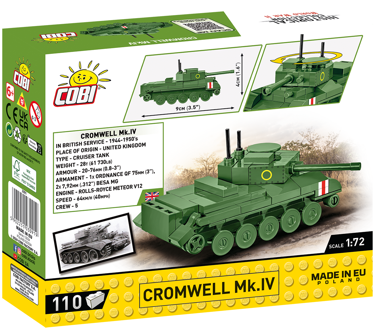 COBI Cromwell Mk.IV #3091