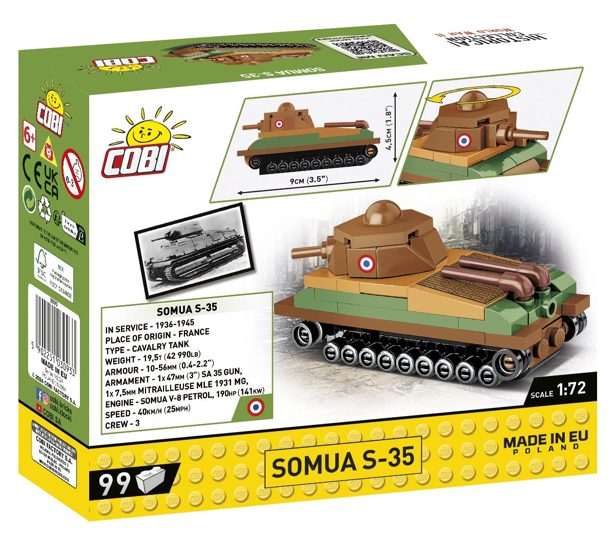 COBI Somua S-35 #3093