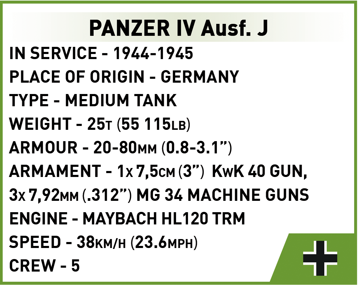 COBI Panzer IV Ausf. J #3097