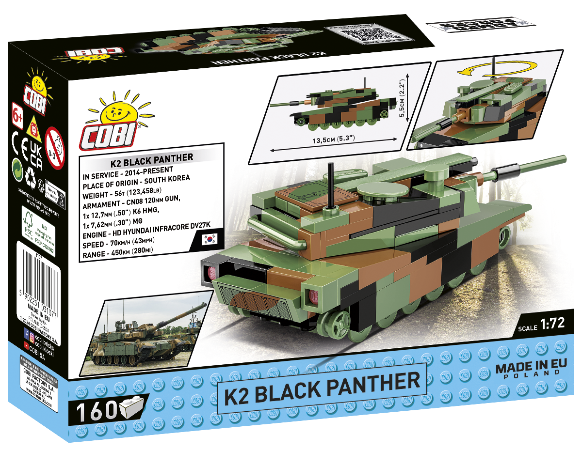 COBI K2 Black Panther #3107