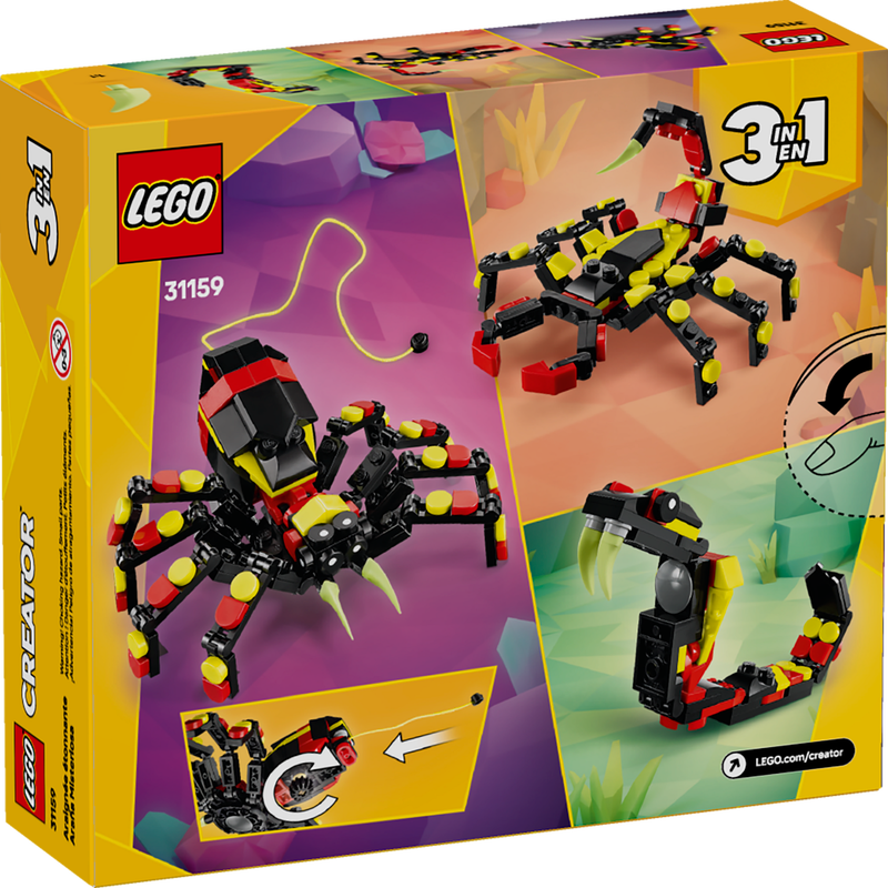 LEGO Creator Wild Animals: Surprising Spider Set 31159