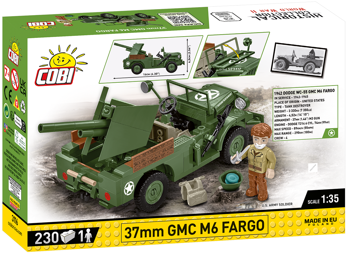 COBI 37 mm GMC M6 Fargo #3116