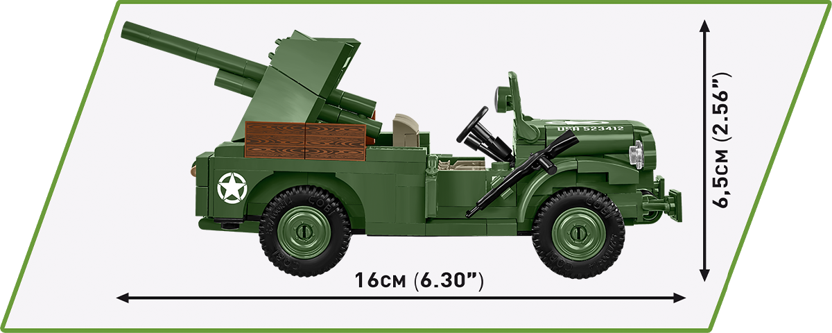 COBI 37 mm GMC M6 Fargo #3116