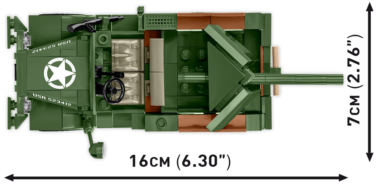 COBI 37 mm GMC M6 Fargo #3116