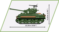 COBI Sherman M4A2E8(76)W Set 3118