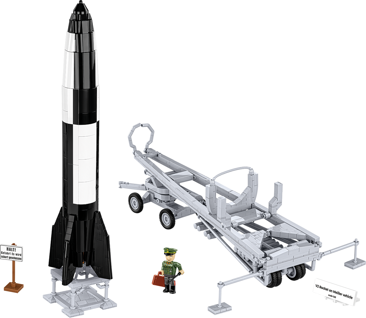 COBI V2 Rocket on Meiller Vehicle - Executive Edition Set 3120