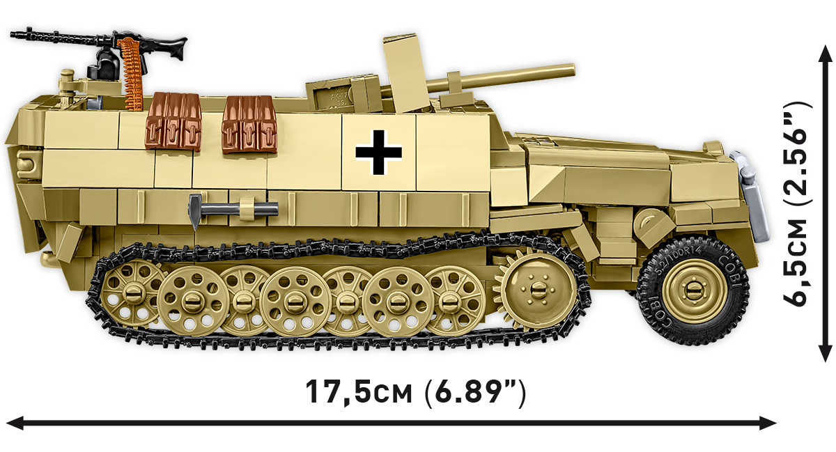 COBI Half-Track Sd.Kfz. 251/10 Set 3130