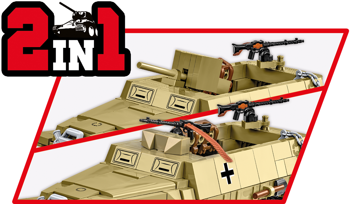 COBI Half-Track Sd.Kfz. 251/10 Set 3130
