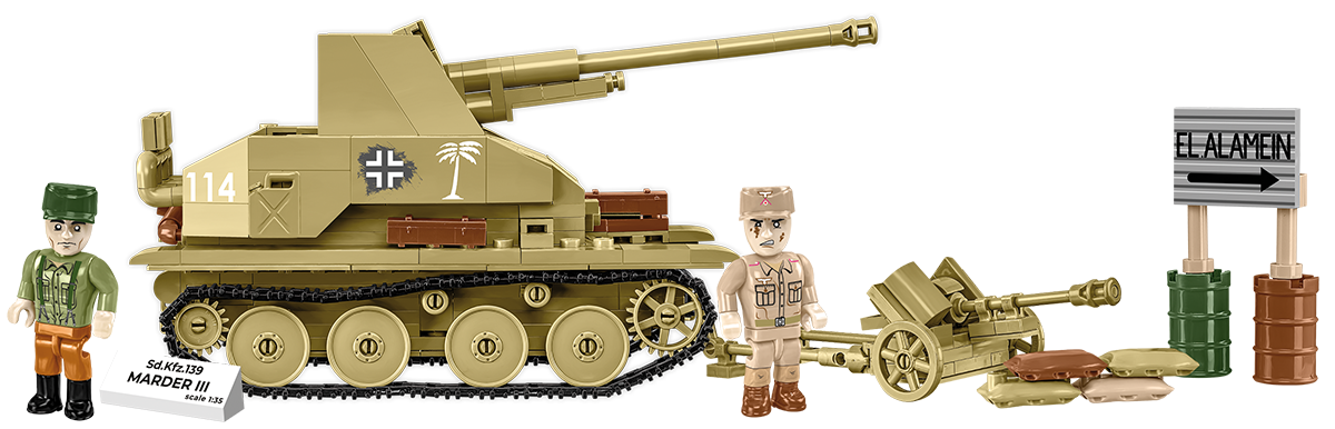 COBI Sd.Kfz.139 Marder III Set 3131