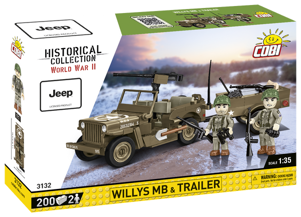 COBI Willys MB & Trailer Set 3132