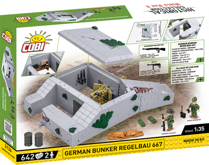 COBI German Bunker Regelbau 667 Set 3136