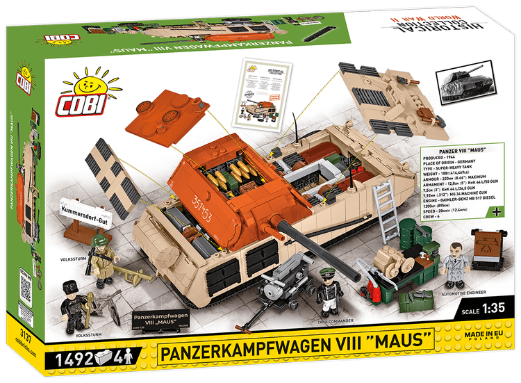 COBI Panzerkampfwagen VIII Maus - Limited Edition Set 3137