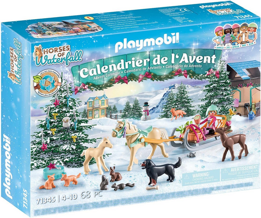 Playmobil 71345 – Advent Calendar: Christmas Sleigh Ride