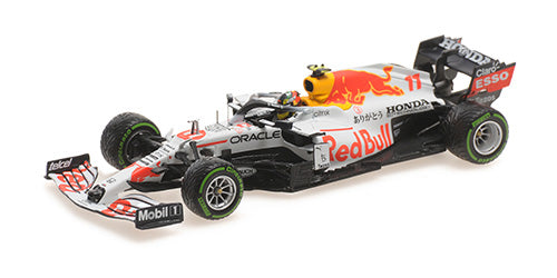 Minichamps 1:43 Red Bull Racing RB16B - Sergio Perez, 3rd Turkish GP 2021 Diecast Model