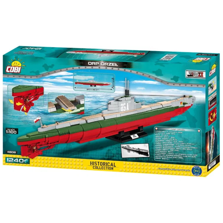 COBI ORP Orzel Polish Submarine #4808