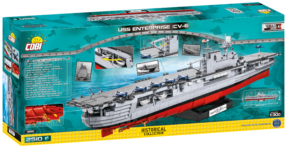 COBI USS Enterprise (CV-6) #4815