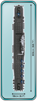 COBI USS Enterprise (CV-6) #4815
