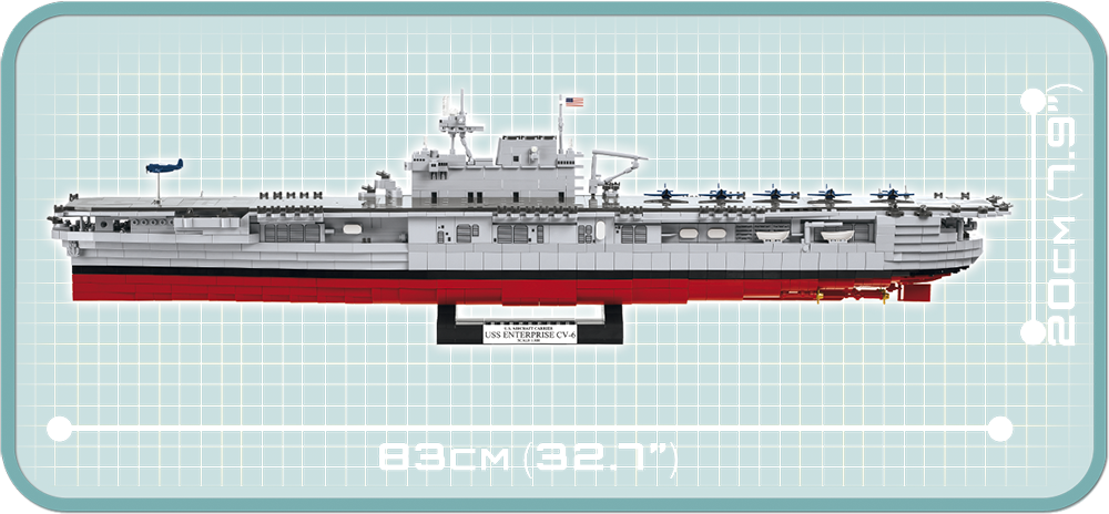 COBI USS Enterprise (CV-6) #4815