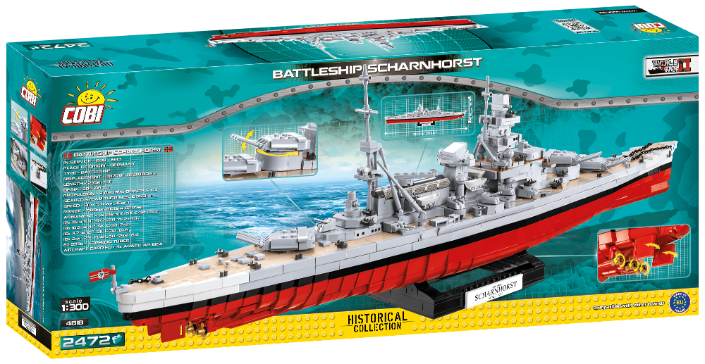 COBI Battleship Scharnhorst #4818