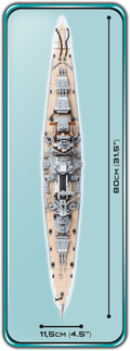 COBI Battleship Scharnhorst #4818