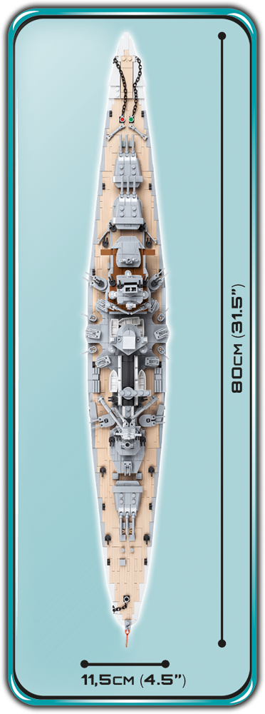 COBI Battleship Scharnhorst #4818