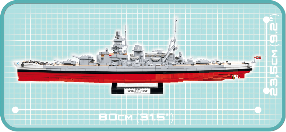 COBI Battleship Scharnhorst #4818