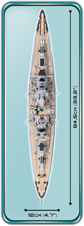 COBI Battleship Bismarck #4819