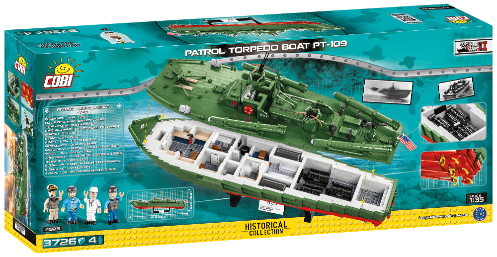 COBI Patrol Torpedo Boat PT-109 #4825