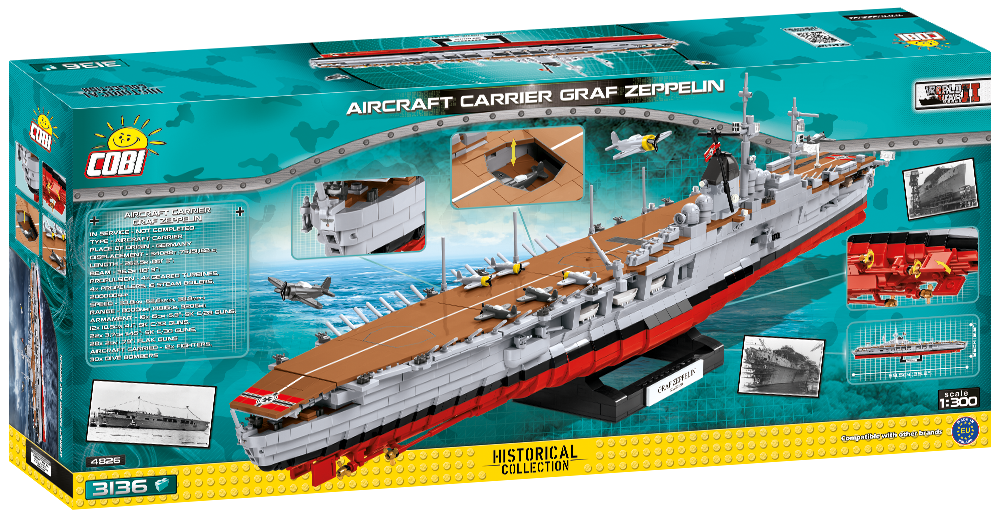 COBI Aircraft Carrier Graf Zeppelin #4826