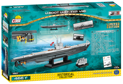 COBI U-Boot U-47 TYP VII B Limited Edition #4827