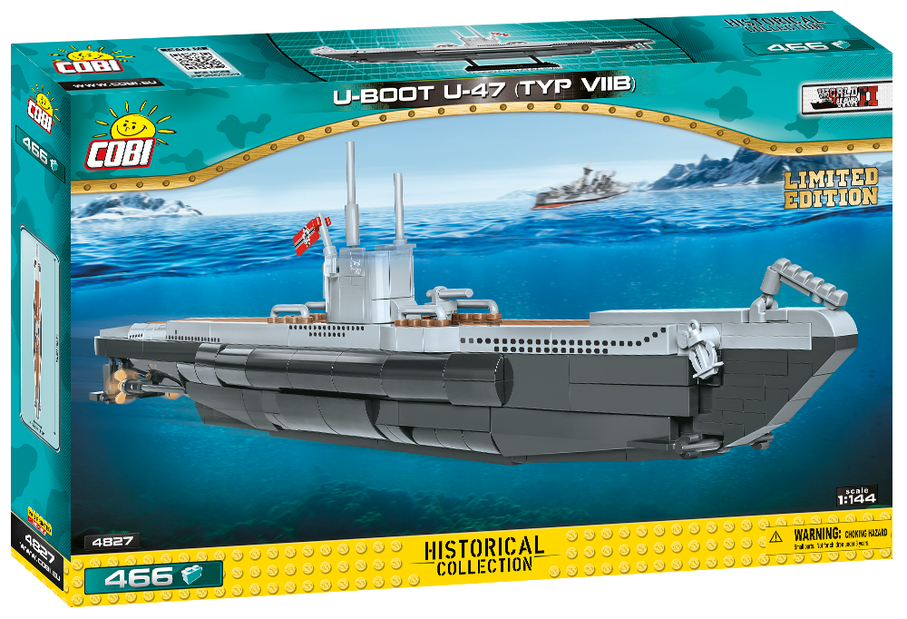 COBI U-Boot U-47 TYP VII B Limited Edition #4827