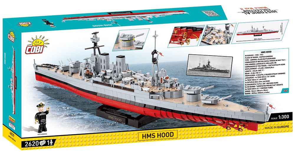 COBI HMS Hood - Limited Edition #4829