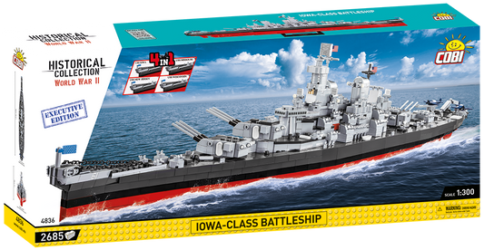 COBI Iowa-Class Battleship (4in1) - Executive Edition #4836