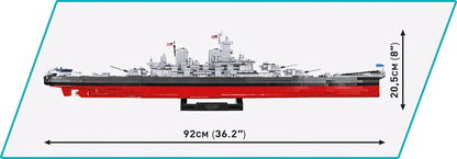 COBI Iowa-Class Battleship (4in1) - Executive Edition #4836