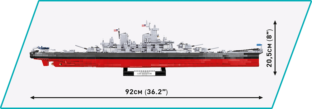 COBI Battleship Missouri (BB-63) #4837