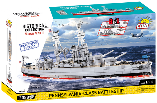 COBI Pennsylvania - Class Battleship (2in1) - Executive Edition #4842