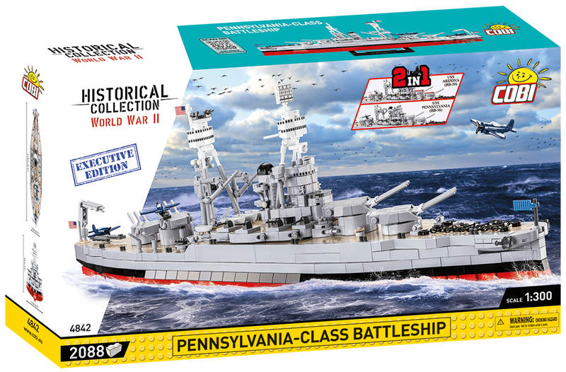 COBI Pennsylvania - Class Battleship (2in1) - Executive Edition #4842