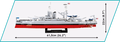 COBI Pennsylvania - Class Battleship (2in1) - Executive Edition #4842