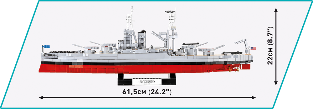 COBI USS Arizona (BB-39) #4843