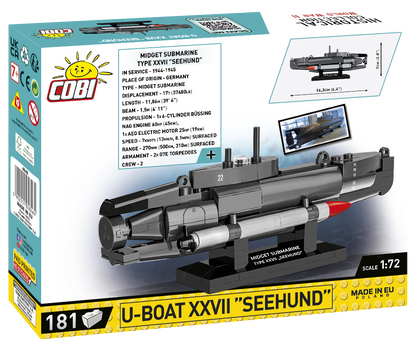 COBI U-Boat XXVII Seehund #4846