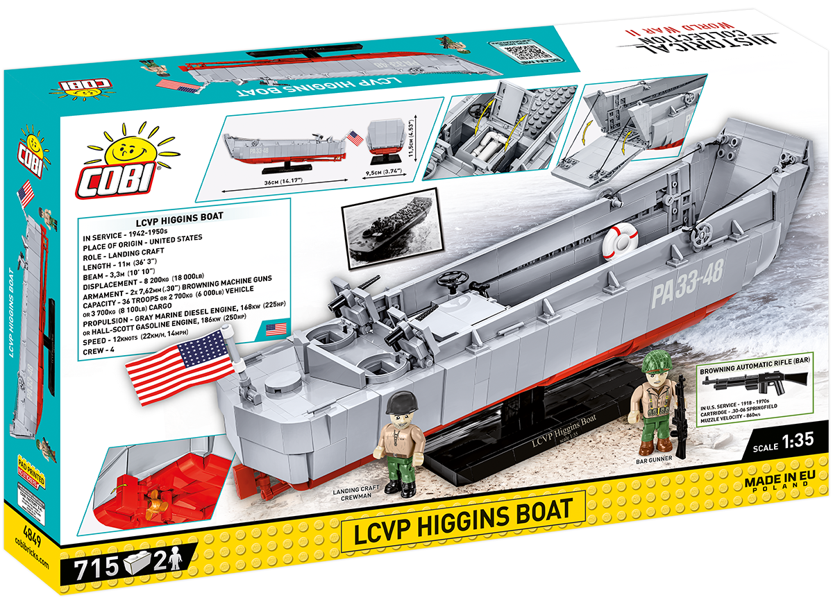 COBI LCVP Higgins Boat #4849