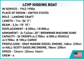 COBI LCVP Higgins Boat #4849