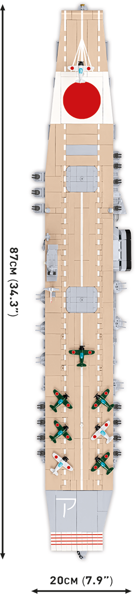 COBI IJN Akagi Aircraft Carrier #4851